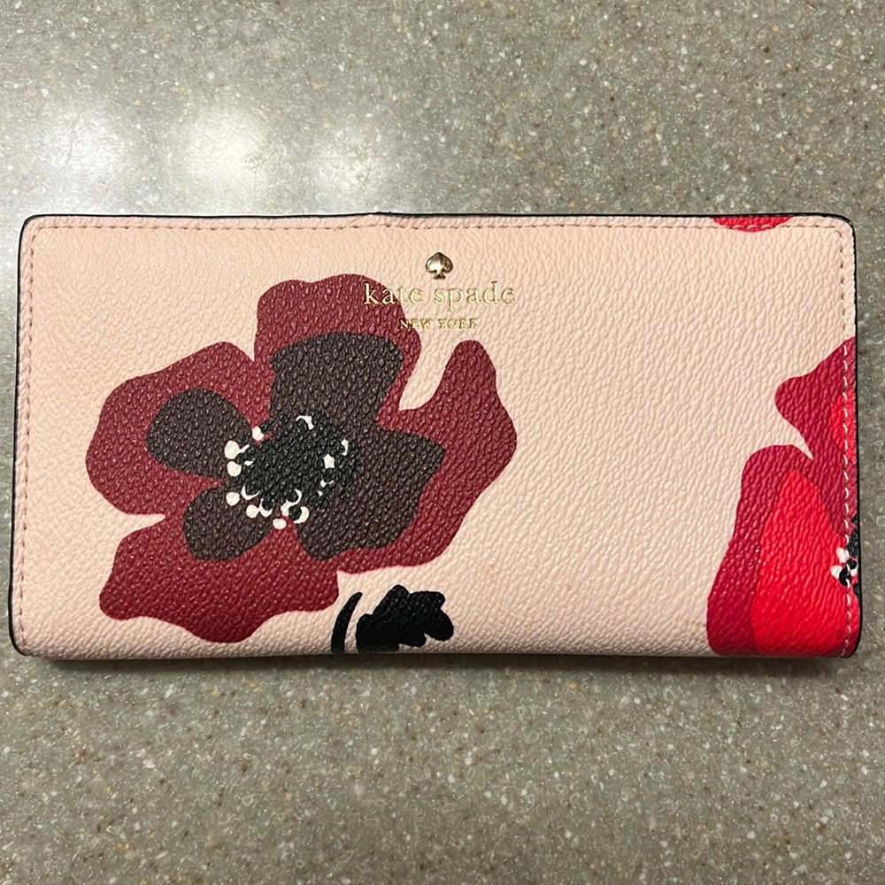 Kate Spade Hyde Lane Poppy Stacy Wallet
